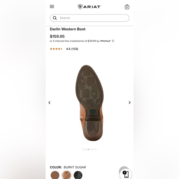 ARIAT Darlin Western Boot 👢 - Picture 6 of 12